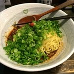 炭火焼き鳥 楽 - 汁なし担担麺(^^ゞ