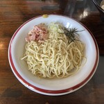 濃麺 海月 - 和え玉（鶏油）