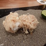 てんぷら 一心 - 鱈の白子