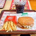 ドムドムハンバーガー 津之江FC店 - でか甘辛チキンバーガーセット