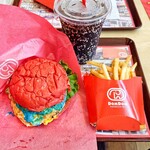 ドムドムハンバーガー 津之江FC店 - スーパー戦隊バーガーセット