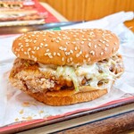 ドムドムハンバーガー 津之江FC店 - でか甘辛チキンバーガー