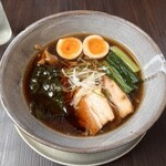 AKIHA麺屋 粋翔 - 母親の『マルタ醤油ラーメン』　味玉TP
