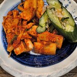 焼肉 北砂トラジ - キムチ盛り合わせ