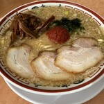 中華そば専門 田中そば店 - 料理写真:山形辛みそラーメン　メンマ、背脂増し