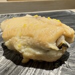 島津 - 煮穴子 塩と柚子で　◎