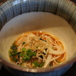 作りたての生の素麺