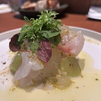 Bistro yen - 真鯛／マスカット／豆腐