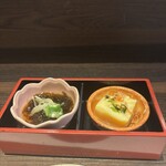 地どりと旬彩 きらく 季樂 - もずくと卵豆腐