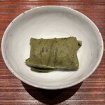 廣澤 - 鮑と鮑出汁のちまき、鶏玉子