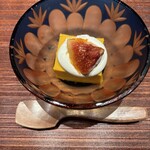 廣澤 - かぼちゃプリン、イチヂクキャラメリゼ