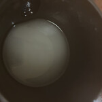 皿そば 渚庵 - 蕎麦湯