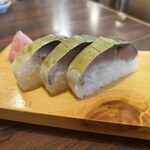 皿そば 渚庵 - 鯖寿司