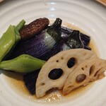 庄や - 秋野菜の冷や浸し