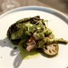 テルセーロ - 料理写真:新イカと蓮根の大葉ジェノベーゼ炒め。