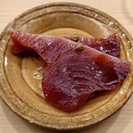 日本橋蛎殻町 すぎた - 愛媛の鰹のヅケ