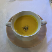 中禅寺金谷ホテル - カボチャのポタージュ