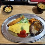 キッチン あずま - 料理写真:洋食オムライスプレート