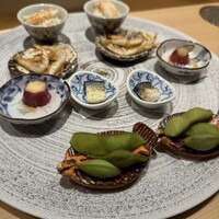 すし丈 - 毛蟹、白エビ等々