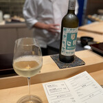 恵比寿 鮨 謙心 - 山梨県産の白ワイン