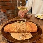 ビストロ チック - スフレオムレツ
濃厚なポルチーニクリームソース