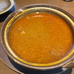 カレー工房インド ガンガ店 - マトンカリのアップ