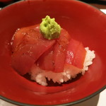 青華こばやし - 26年11月　メジマグロづけ丼