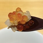 京都 鮨 まつもと - いくら小丼、リフト！