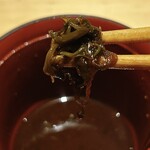 京都 鮨 まつもと - 赤だしの具