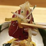 京都 鮨 まつもと - カツオのお造り、リフト！