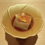 京都 鮨 まつもと - 前菜、くるみ豆腐