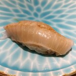 京都 鮨 まつもと - ヒラメのエンガワ