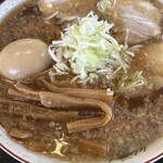 Raamen Futaba - 彈牙細麵非常美味！煮蛋的蛋黃流出來了！