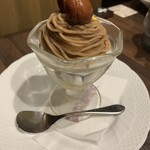 星乃珈琲店 - 料理写真:ミニモンブランパフェ　650円　