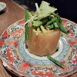 美食酒場ニクノカタマリ - おでんの大根サラダ