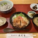 とんかつ　木村家 - 料理写真:しらす丼セット