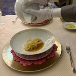 SALONE TOKYO - 海老のスープがとても美味しかったです。