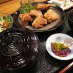 味処 大丸 - カラアゲ定食 850円