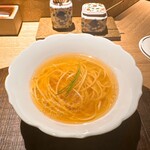 炭割烹 新谷 - 自家製ミニラーメン ◎