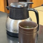 小名浜 - お茶のおかわりはセルフのようです。