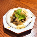 食堂 はつかなる - 月日貝 肝バター焼き