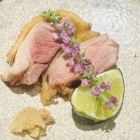 やきとり松里 - もも肉たたき
