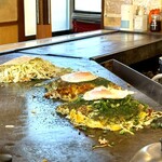 お好み焼 ひろしま 天よし - こちらは、先に来てたお客様の分です♡