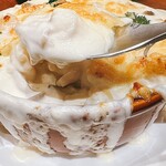 K-neerg - エビとマカロニのクリームグラタン  ¥1,100  きのこもたっぷり♪