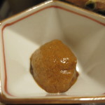 たか田八祥 - 芋のつるみたいなものを胡麻和えにしたもの