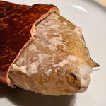 温石 - どうまん蟹の親指のアップ