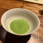 温石 - 杉山氏のたてる抹茶