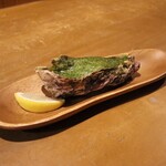 呑み処ゆめ - 焼き牡蠣 バジル