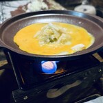 奥飛騨 福地温泉 山里のいおり 草円 - 朝食　漬物ステーキ