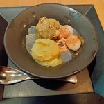 茶寮つぼ市製茶本舗 なんば店 - 芋あんみつ